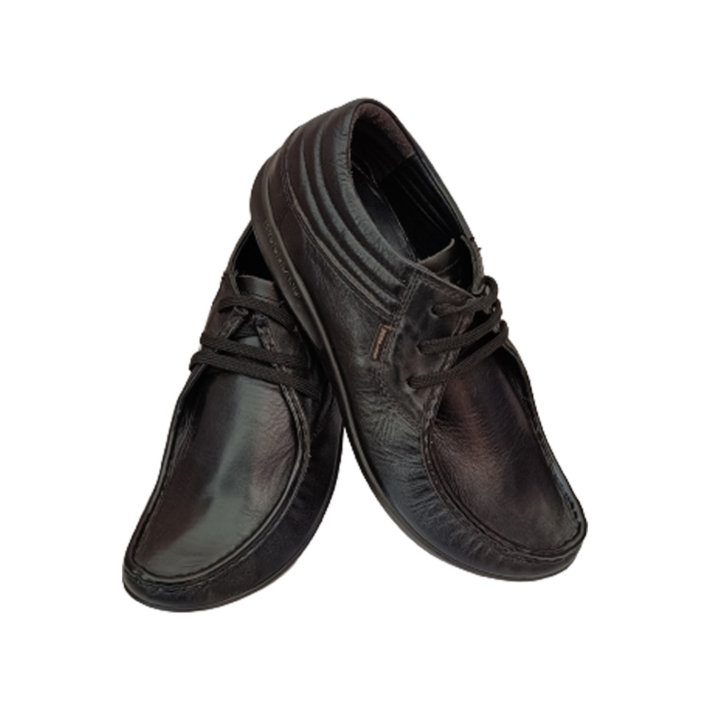 Woodland black hot sale loafer shoes